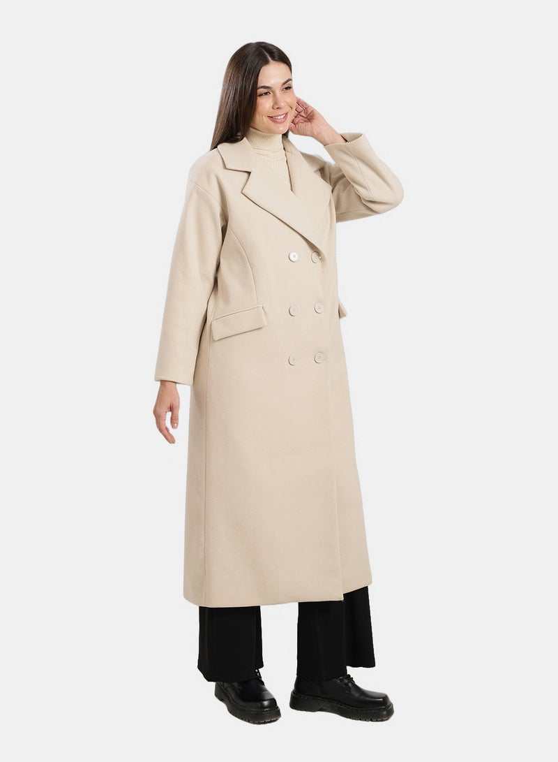 Clue Midi Coat With Notch Collar - Image 2